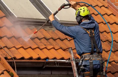 Démoussage et hydrofuge de toiture à Flassigny